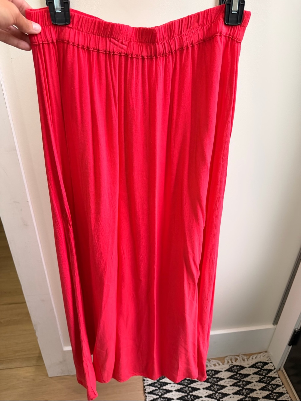 Old Navy Hot Pink Elastic Waist Maxi Skirt